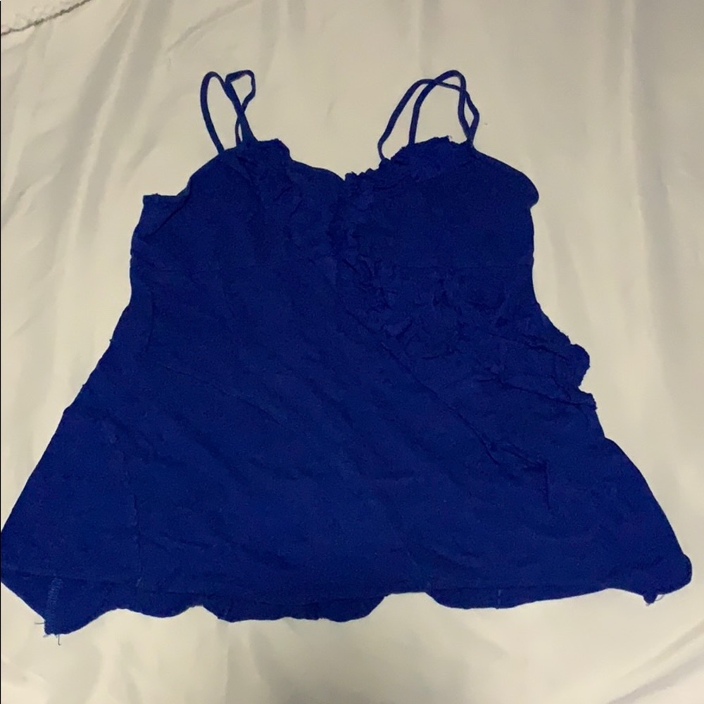 cute blue tank top